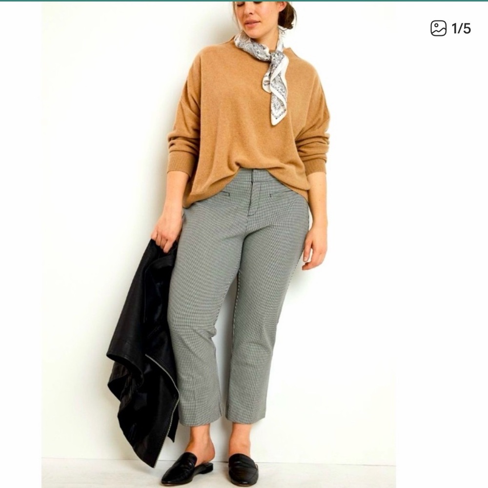 Anthropologie Houndstooth Pants